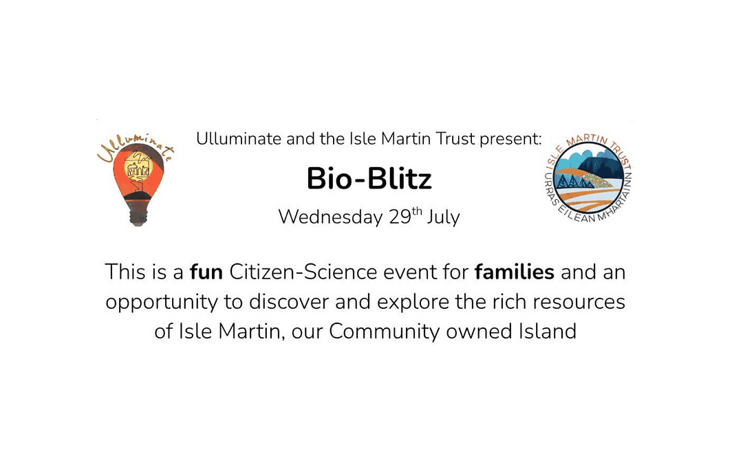 Discover the Wildlife of Isle Martin at Our Family BioBlitz With Ulluminate